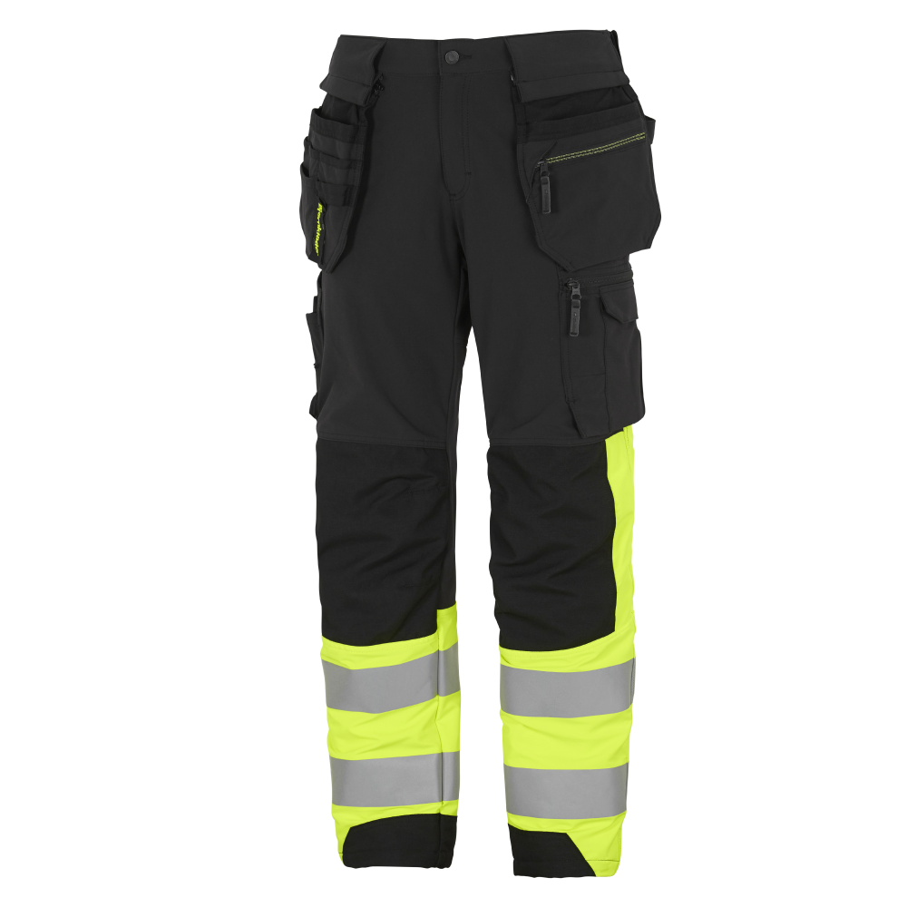 BUKSE THS M/HENGELOMMER STRETCH KL. 1 GUL/SVART