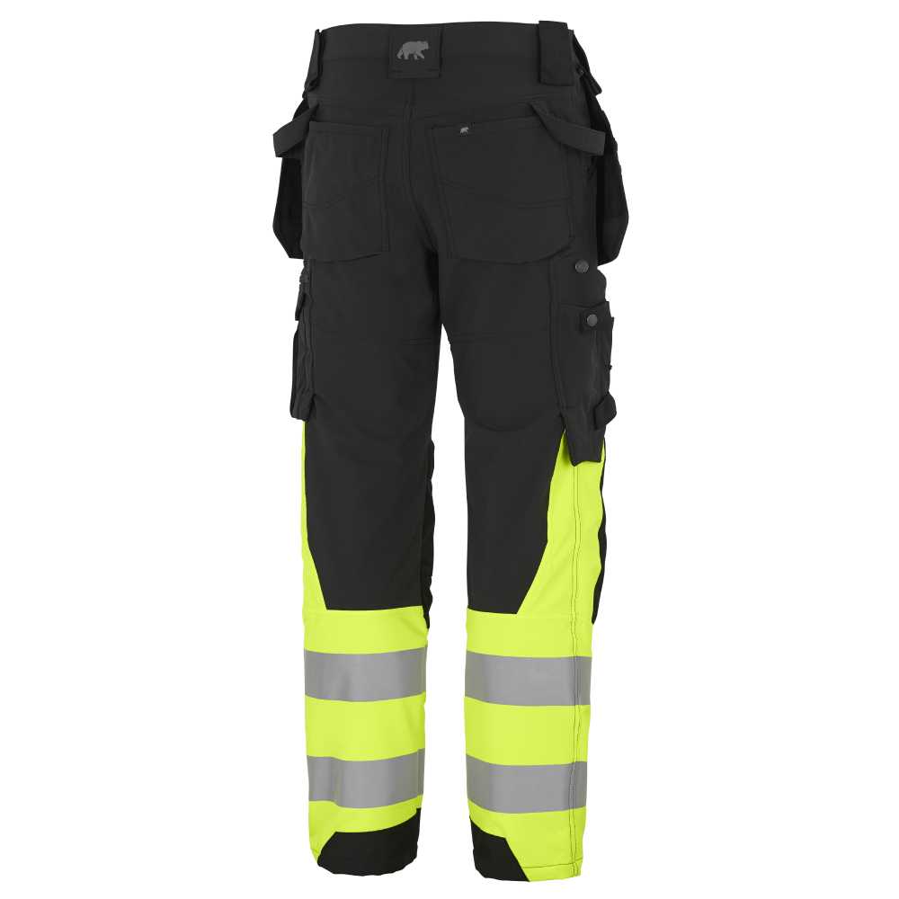 BUKSE THS M/HENGELOMMER STRETCH KL. 1 GUL/SVART - Bilde 2
