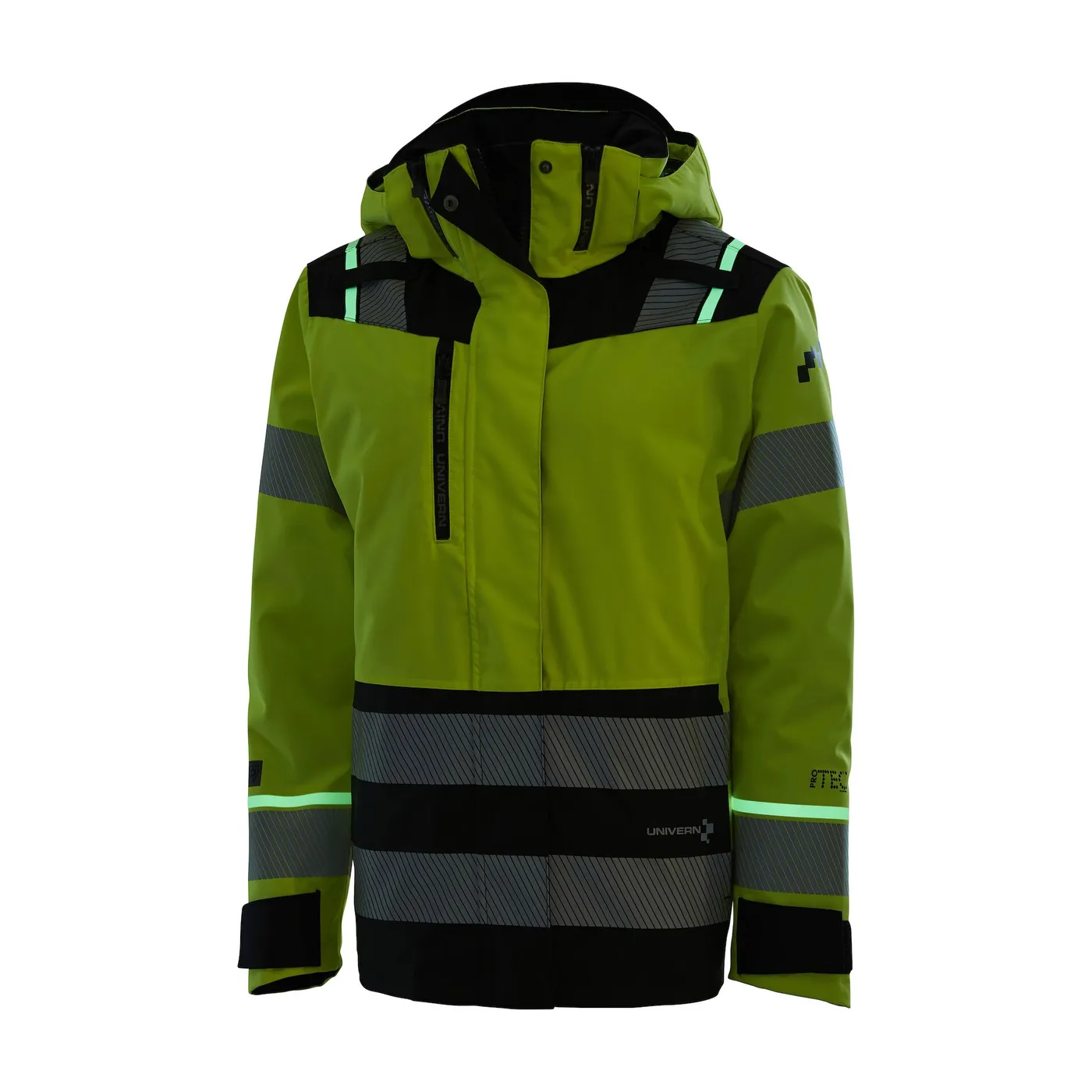 JAKKE 2-IN-1 PROTEC KL.2/3 DAME GUL/SVART - Bilde 3
