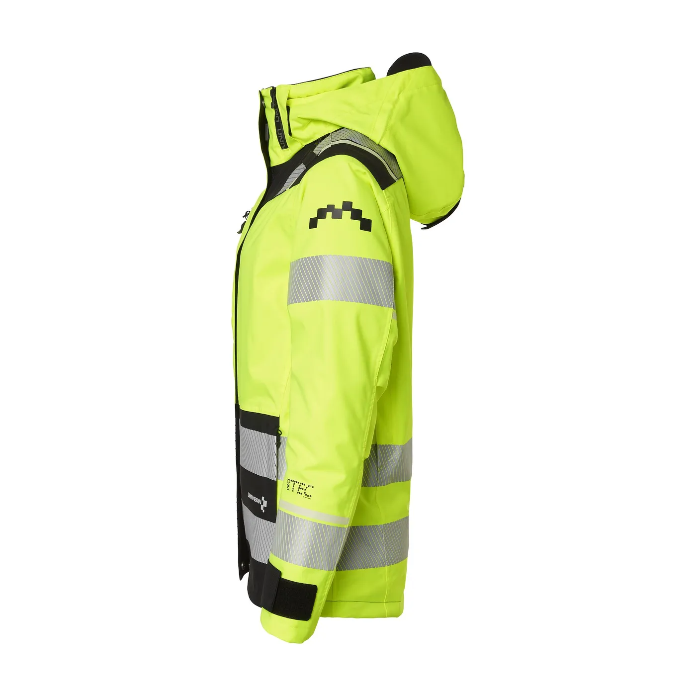JAKKE 2-IN-1 PROTEC KL.2/3 DAME GUL/SVART - Bilde 4