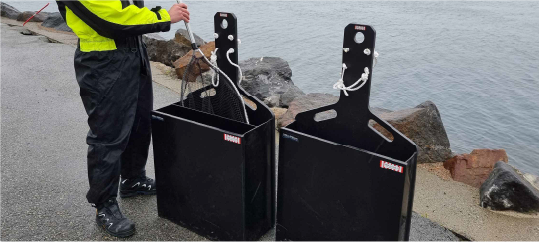 Håvkar for sikker desinfeksjon